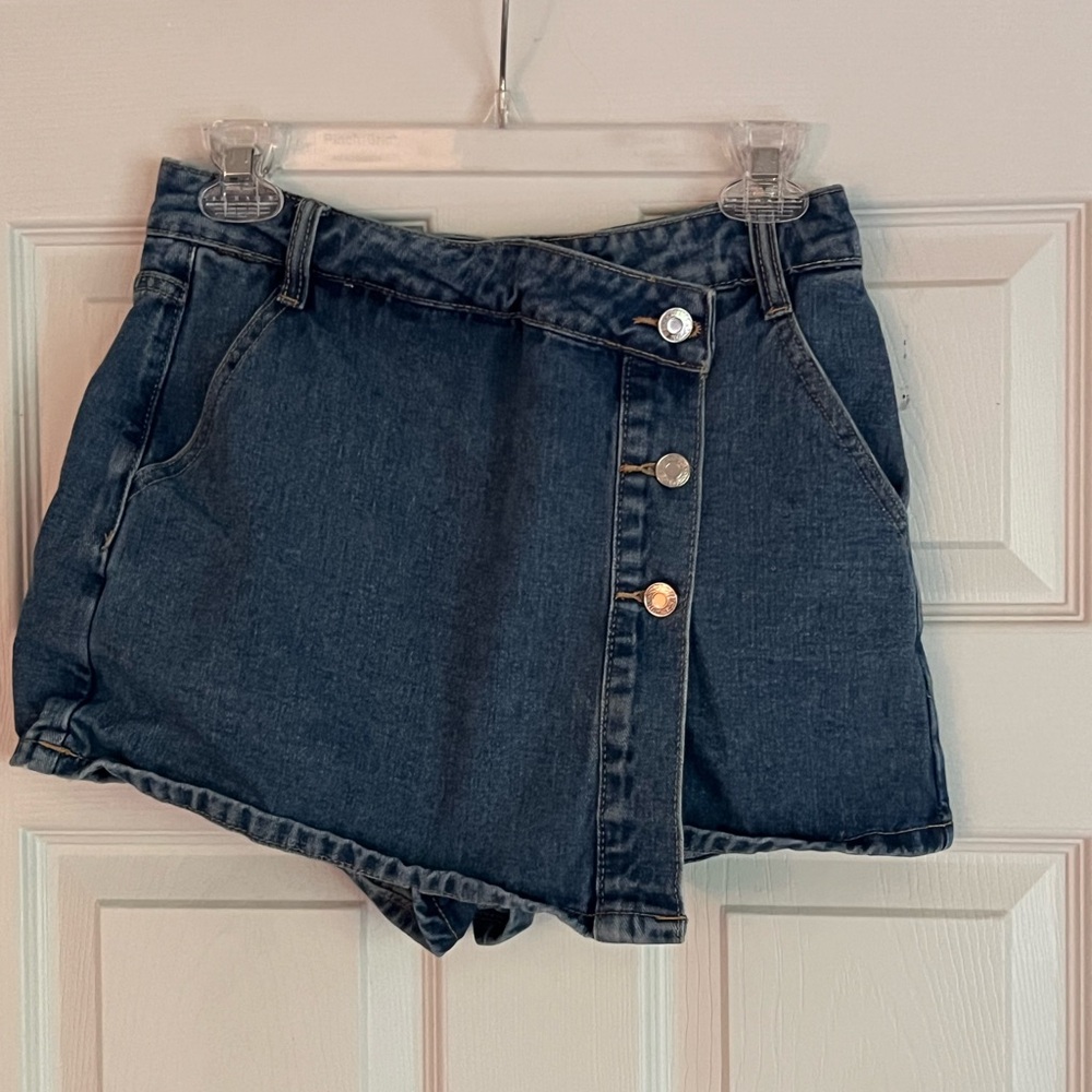 Denim Skort
